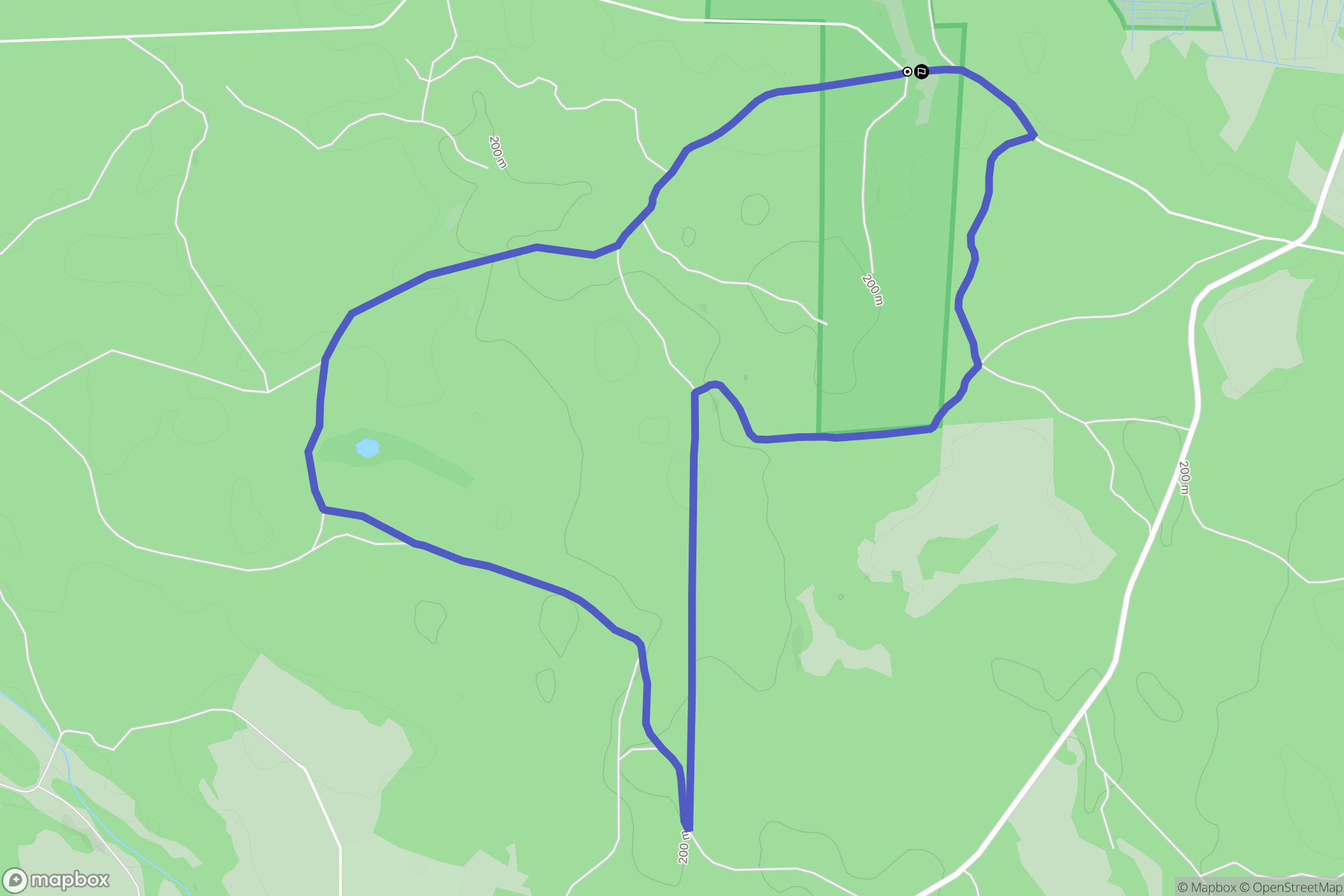 Żytkiejmy: mapa trasy - Poland