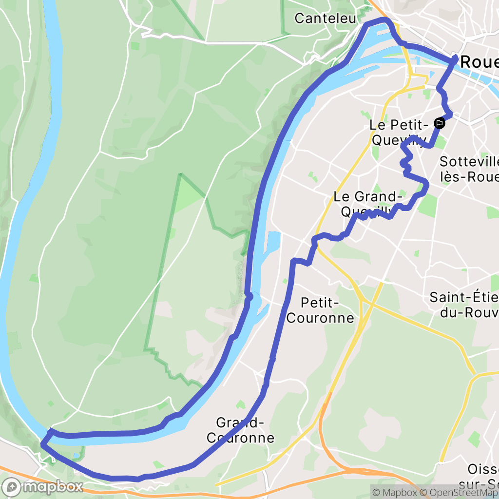 Rouen: routekaart voor buitenactiviteiten - France