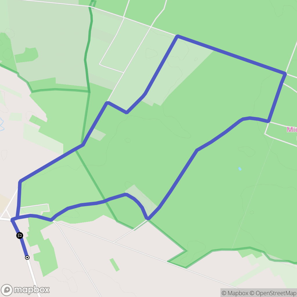 Rusków: mapa trasy - Poland