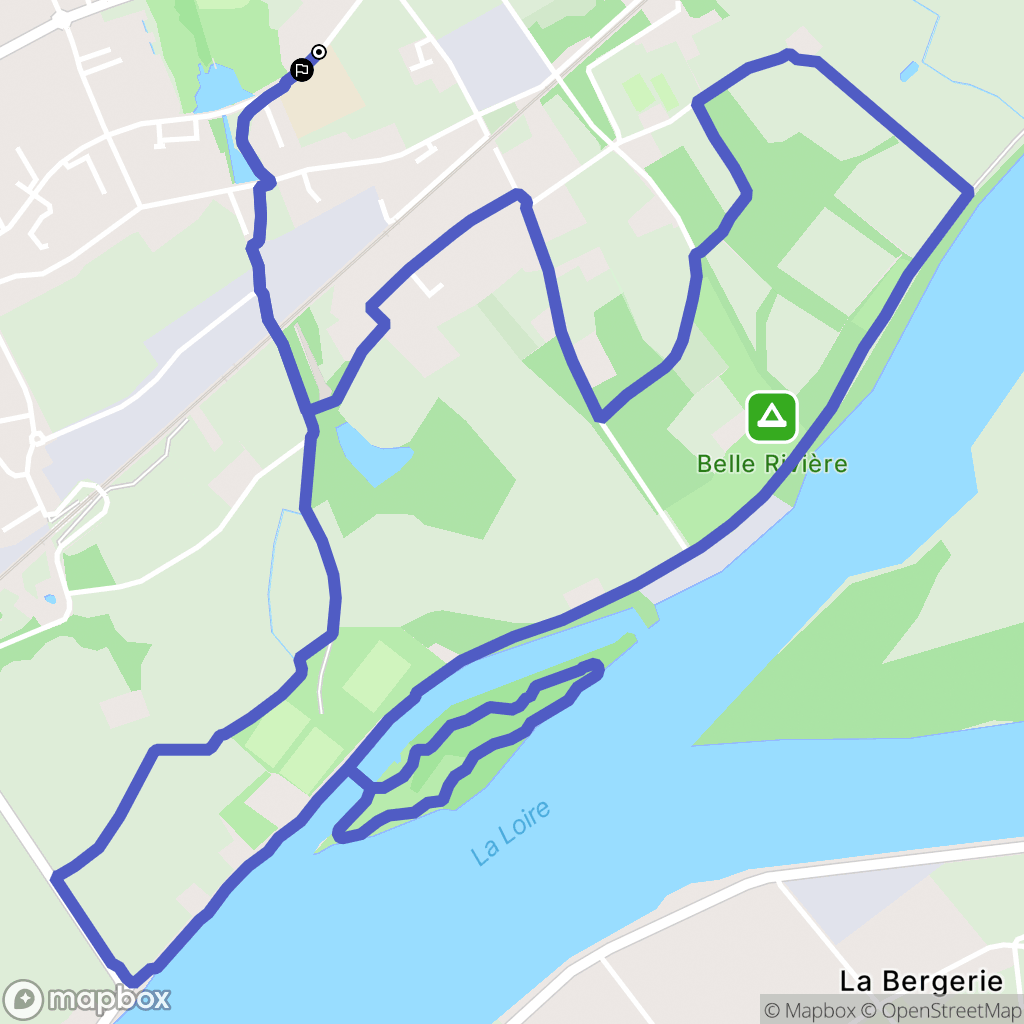 Sainte-Luce-sur-Loire : carte du parcours de randonnée - France