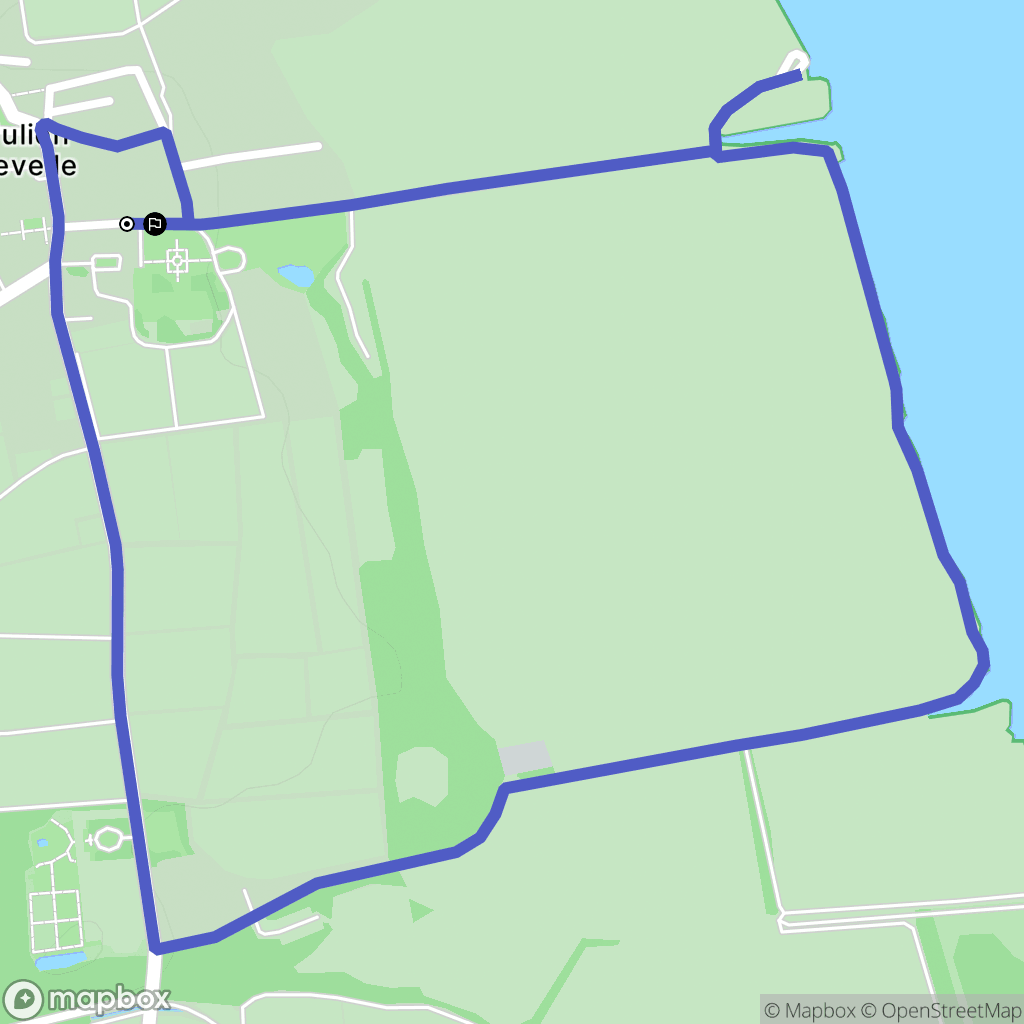 Saint-Julien-Beychevelle : carte du parcours de randonnée - France