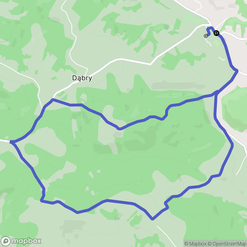 Rzepiennik Strzyżewski: mapa trasy - Poland