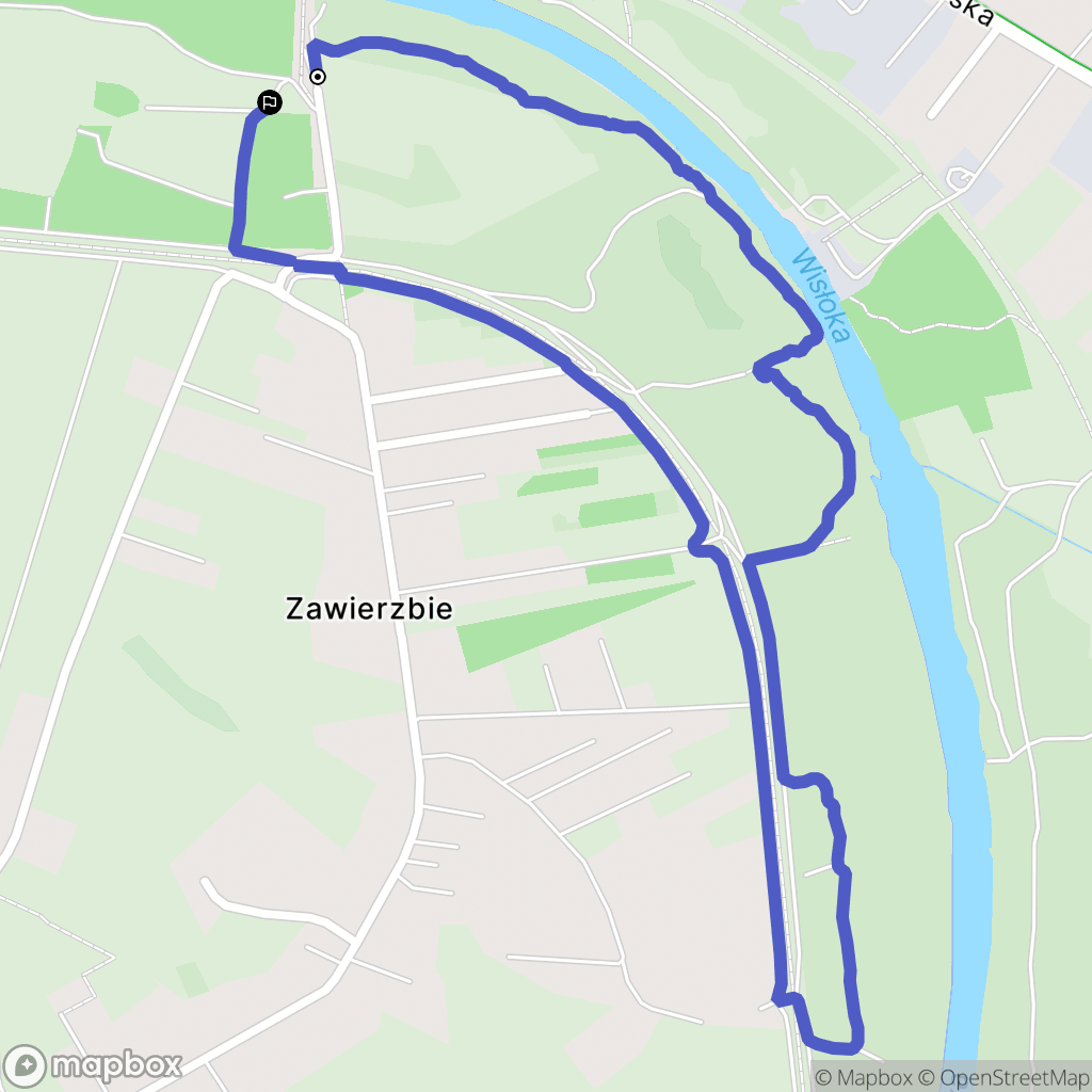Mielec: mapa trasy - Poland