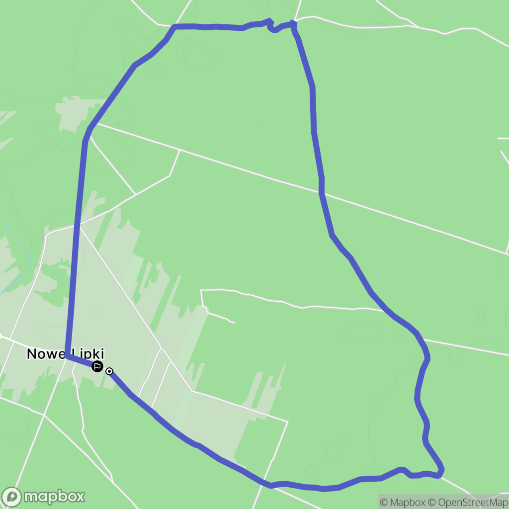 Nowe Lipki: mapa trasy - Poland