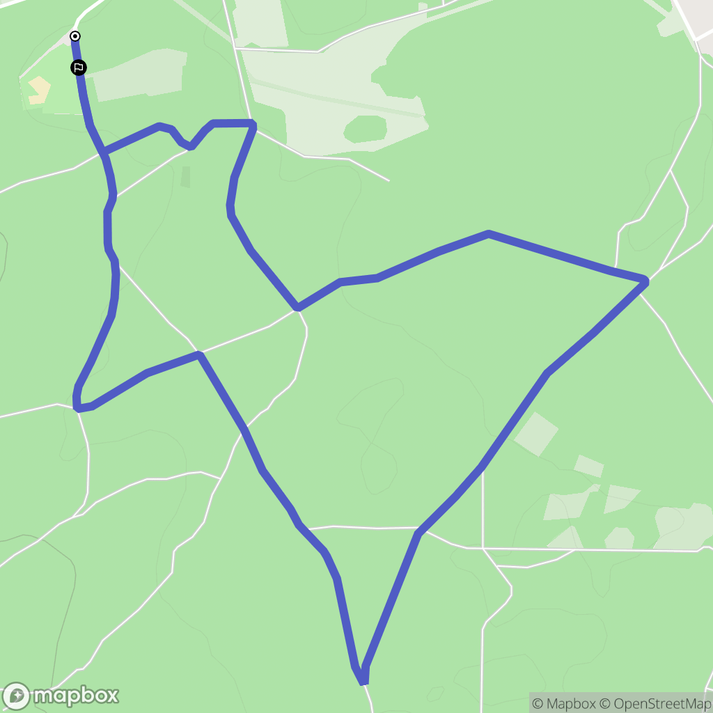 Żary: mapa trasy - Poland