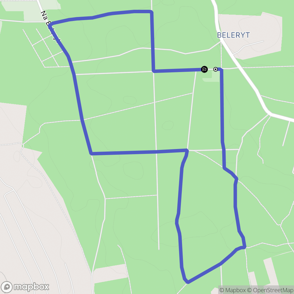 Dąbrowa Tarnowska: mapa trasy - Poland