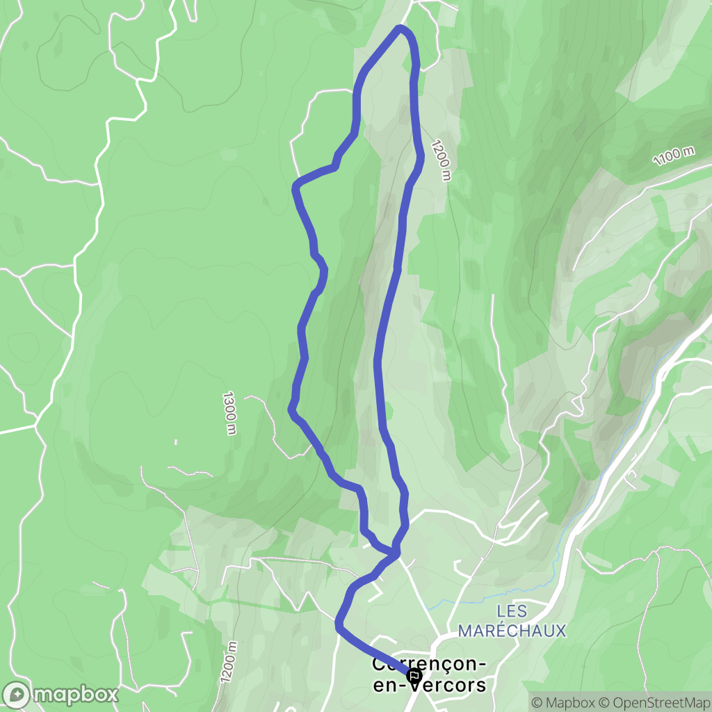 Corrençon-en-Vercors: routekaart voor buitenactiviteiten - France