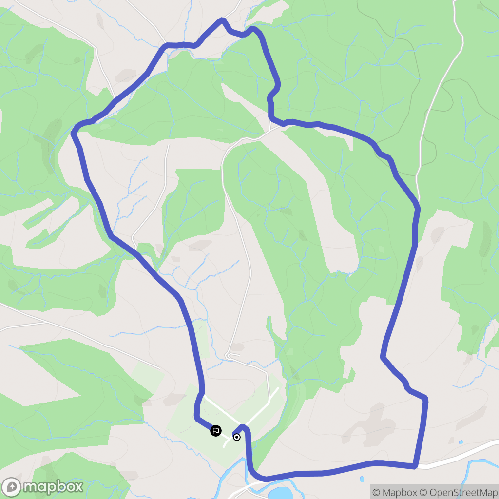 Czarna Dolna: mapa trasy - Poland