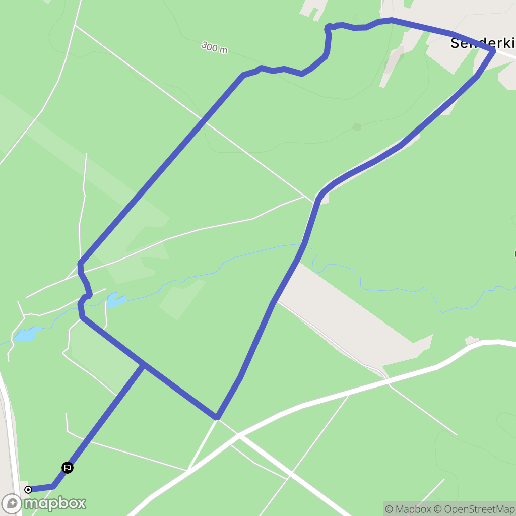 Józefów Roztoczański: mapa trasy - Poland