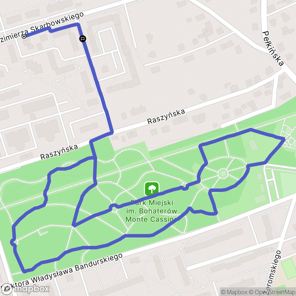 Jarosław: mapa trasy - Poland