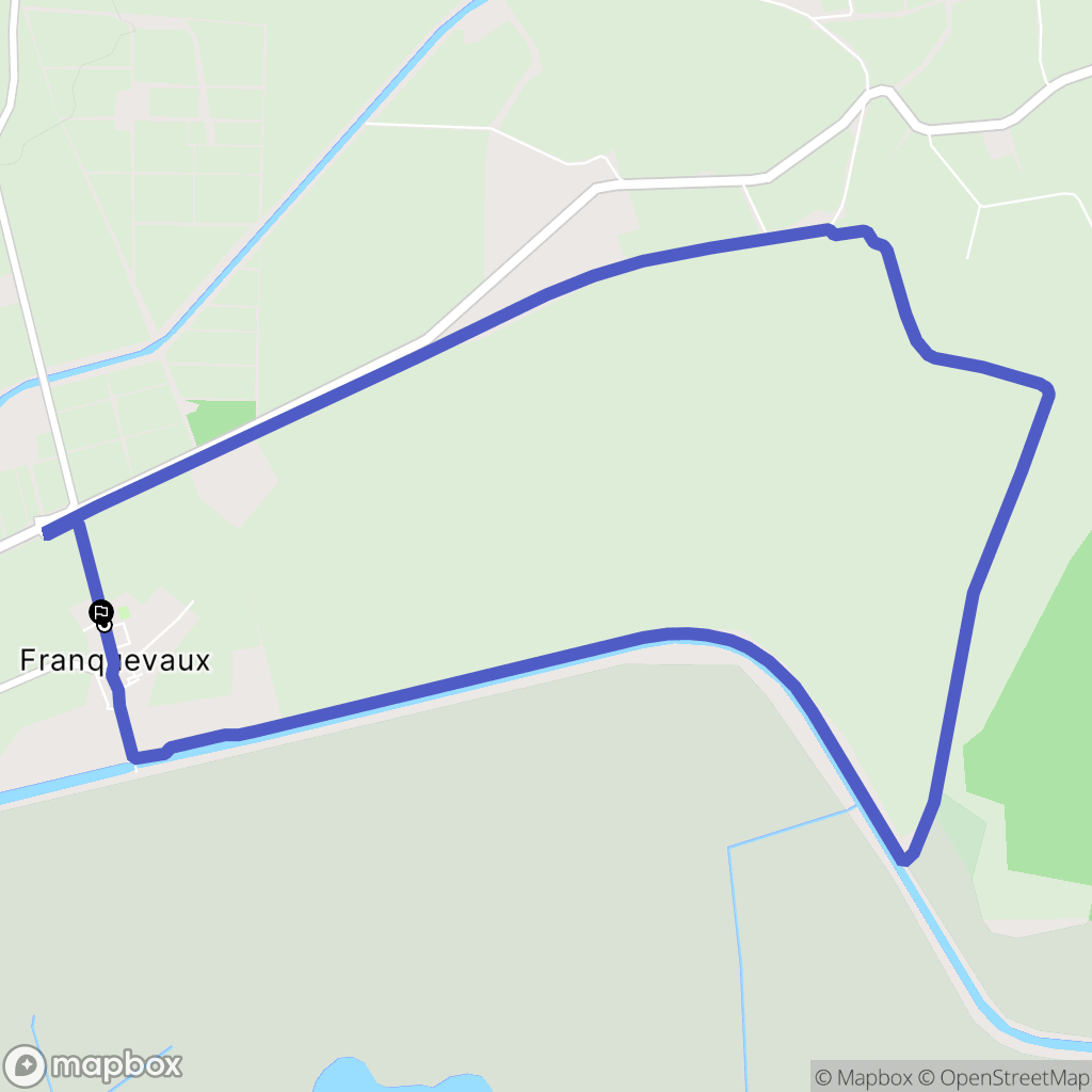 Beauvoisin : carte du parcours de randonnée - France