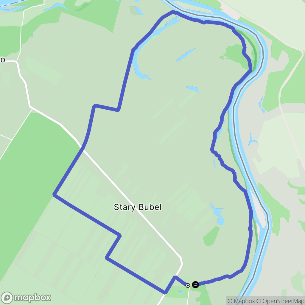 Bubel-Łukowiska: mapa trasy - Poland