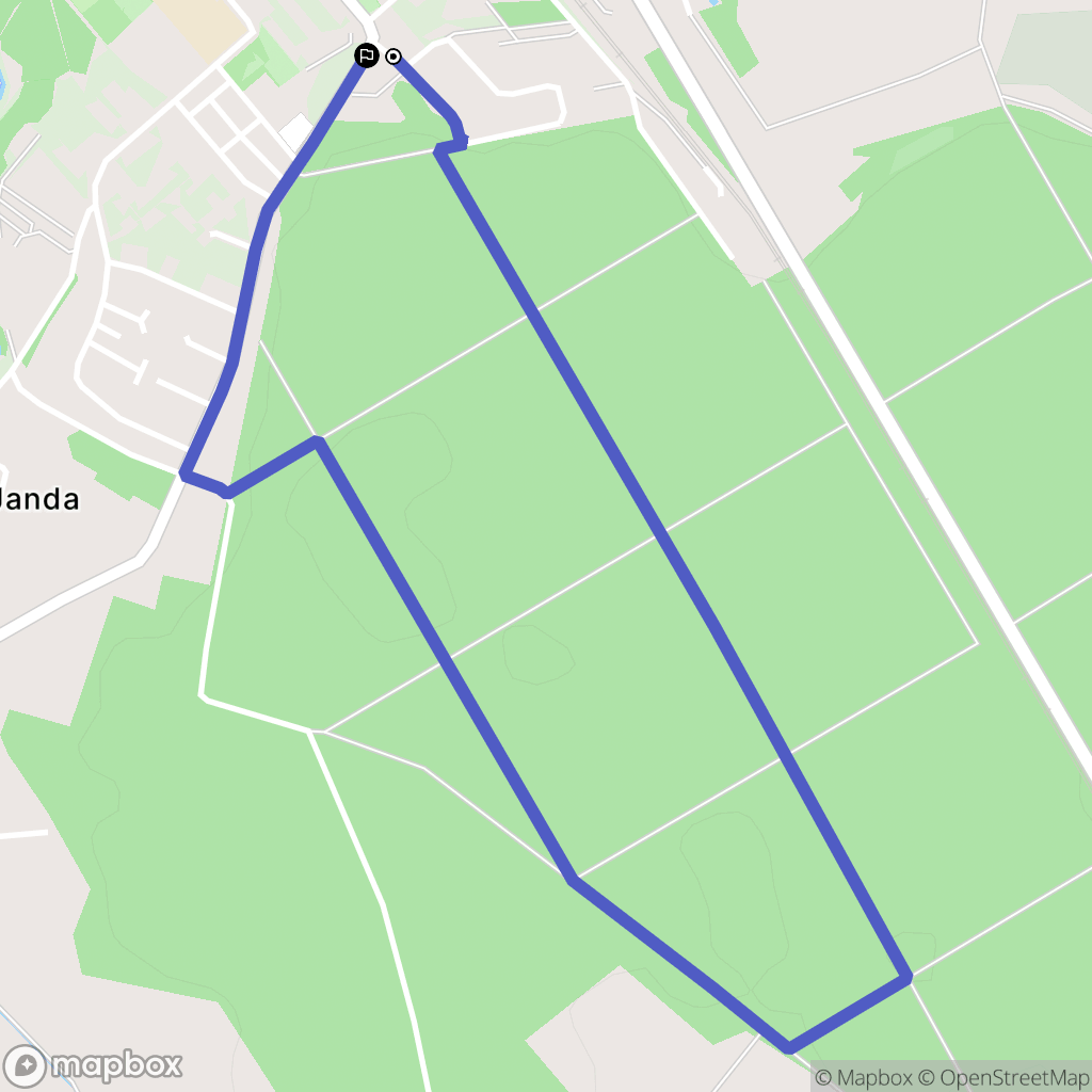 Nowa Sarzyna: mapa trasy - Poland