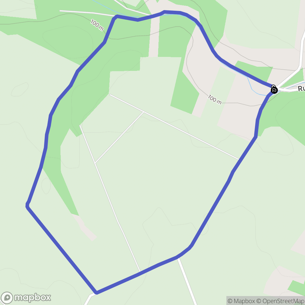 Vauchelles-lès-Authie : carte du parcours de randonnée - France