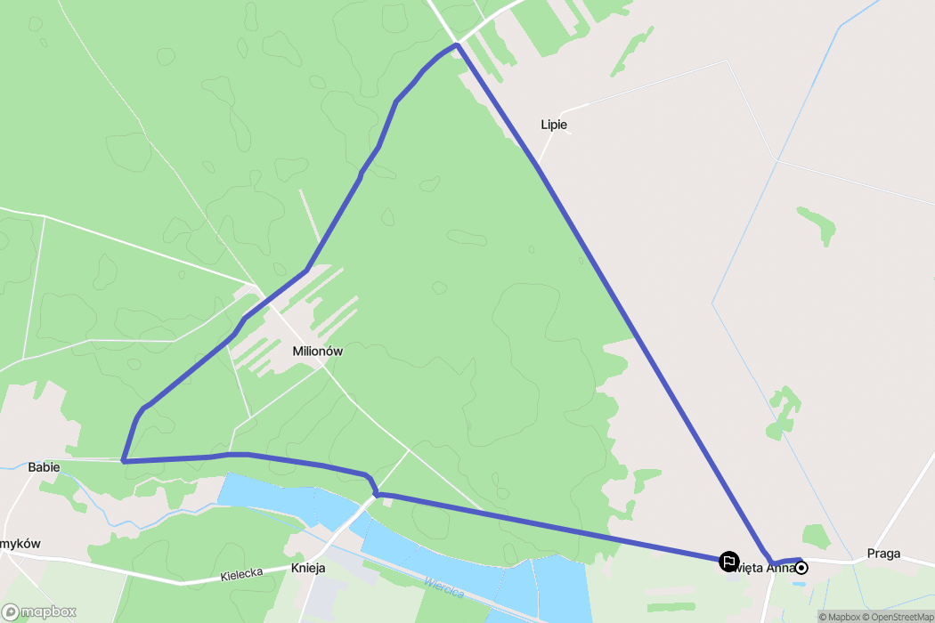 Aleksandrówka: mapa trasy - Poland