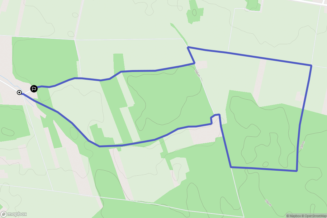 Radziszewo-Sobiechowo: mapa trasy - Poland