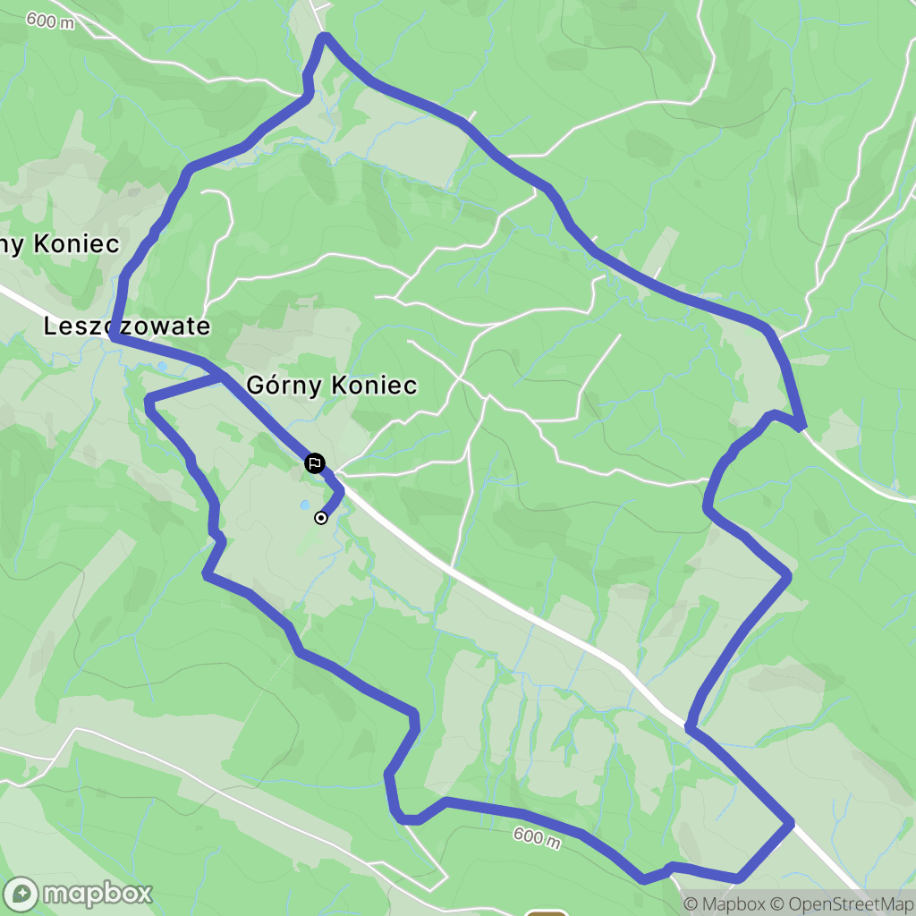 Leszczowate: mapa trasy - Poland