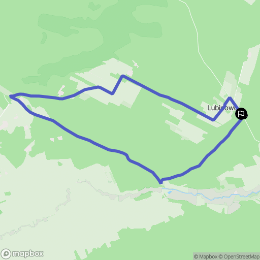 Lubinowo: mapa trasy - Poland