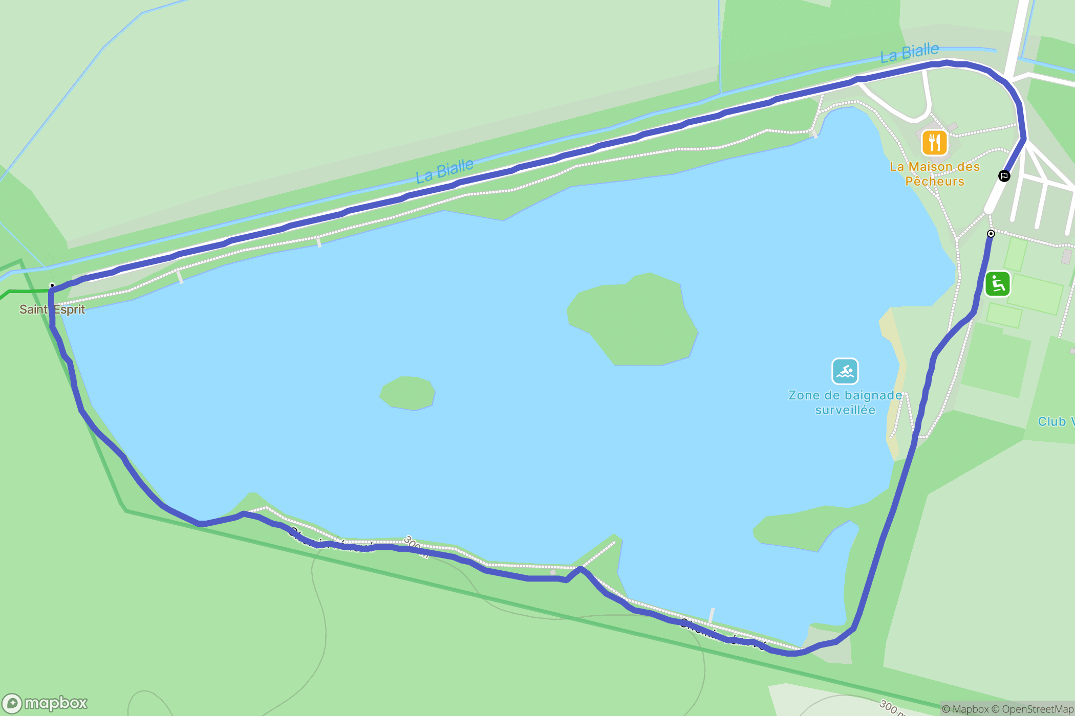 Grésy-sur-Isère : carte du parcours de randonnée - France