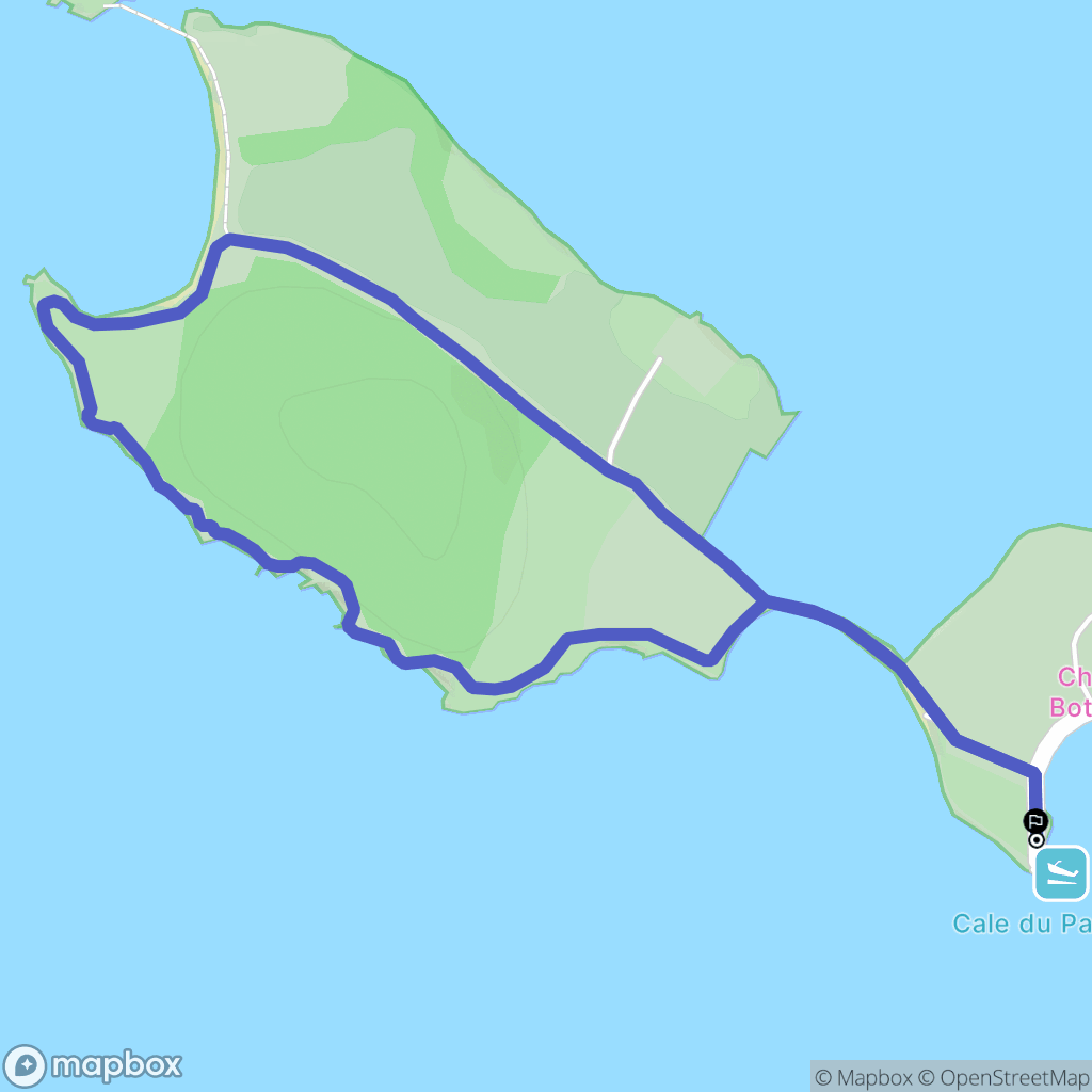 Séné : carte du parcours de randonnée - France