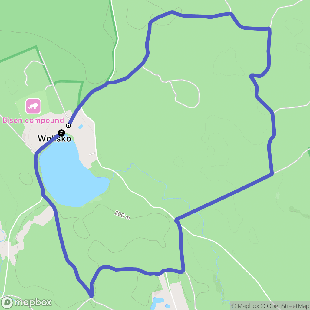 Lipowo: mapa trasy - Poland