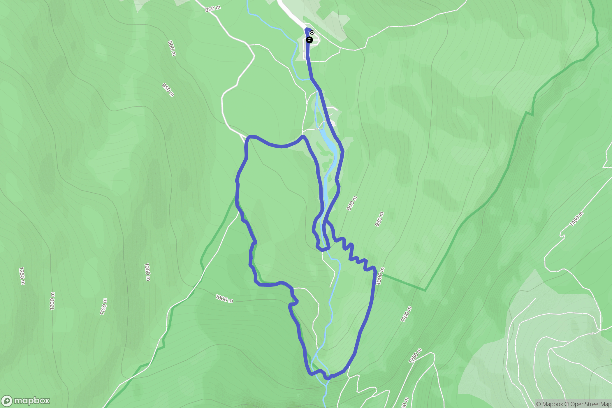 Saint-Pierre-d'Entremont : carte du parcours de randonnée - France