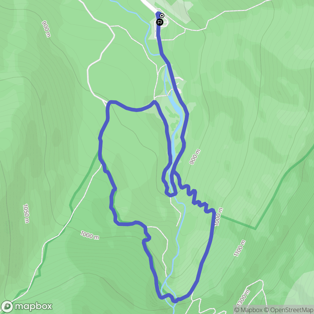Saint-Pierre-d'Entremont : carte du parcours de randonnée - France