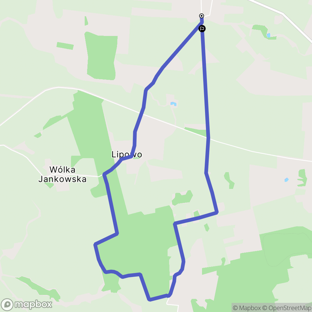 Kosakowo: mapa trasy - Poland