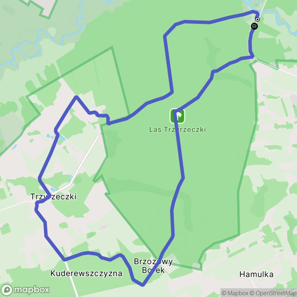 Jastrzębna Pierwsza: mapa trasy - Poland