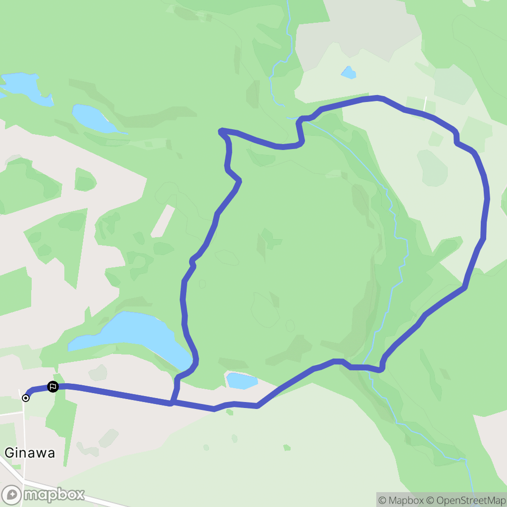 Ginawa: mapa trasy - Poland