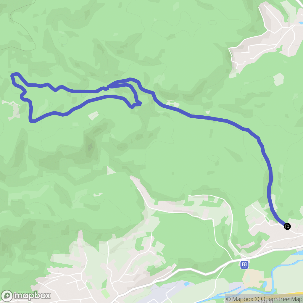 Urmatt : carte du parcours de randonnée - France