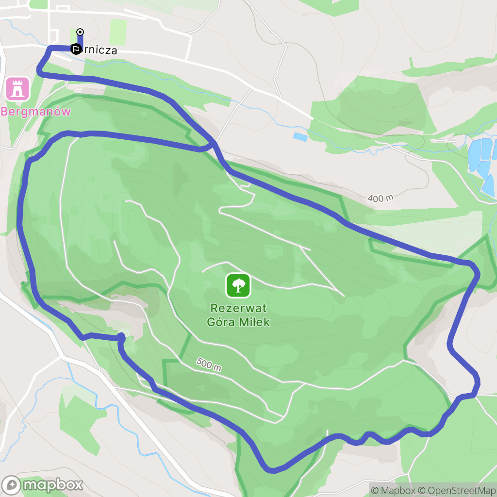 Wojcieszów: mapa trasy - Poland