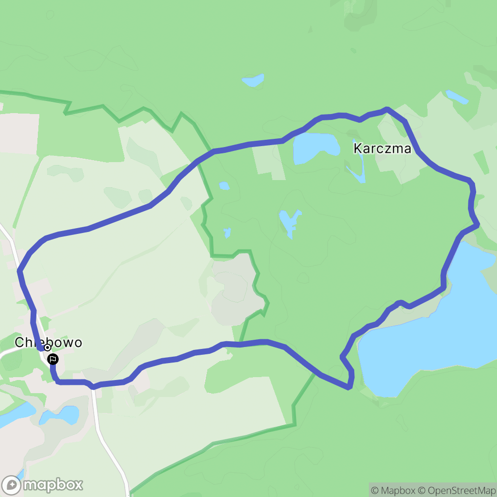 Chlebowo: mapa trasy - Poland