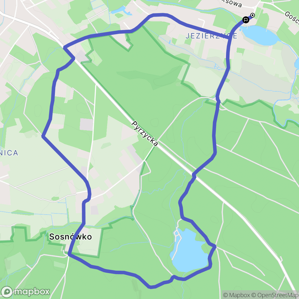 Szczecin: mapa trasy - Poland