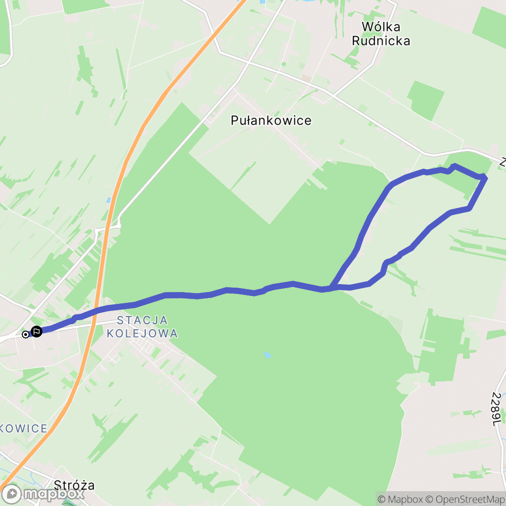 Kraśnik: mapa trasy - Poland