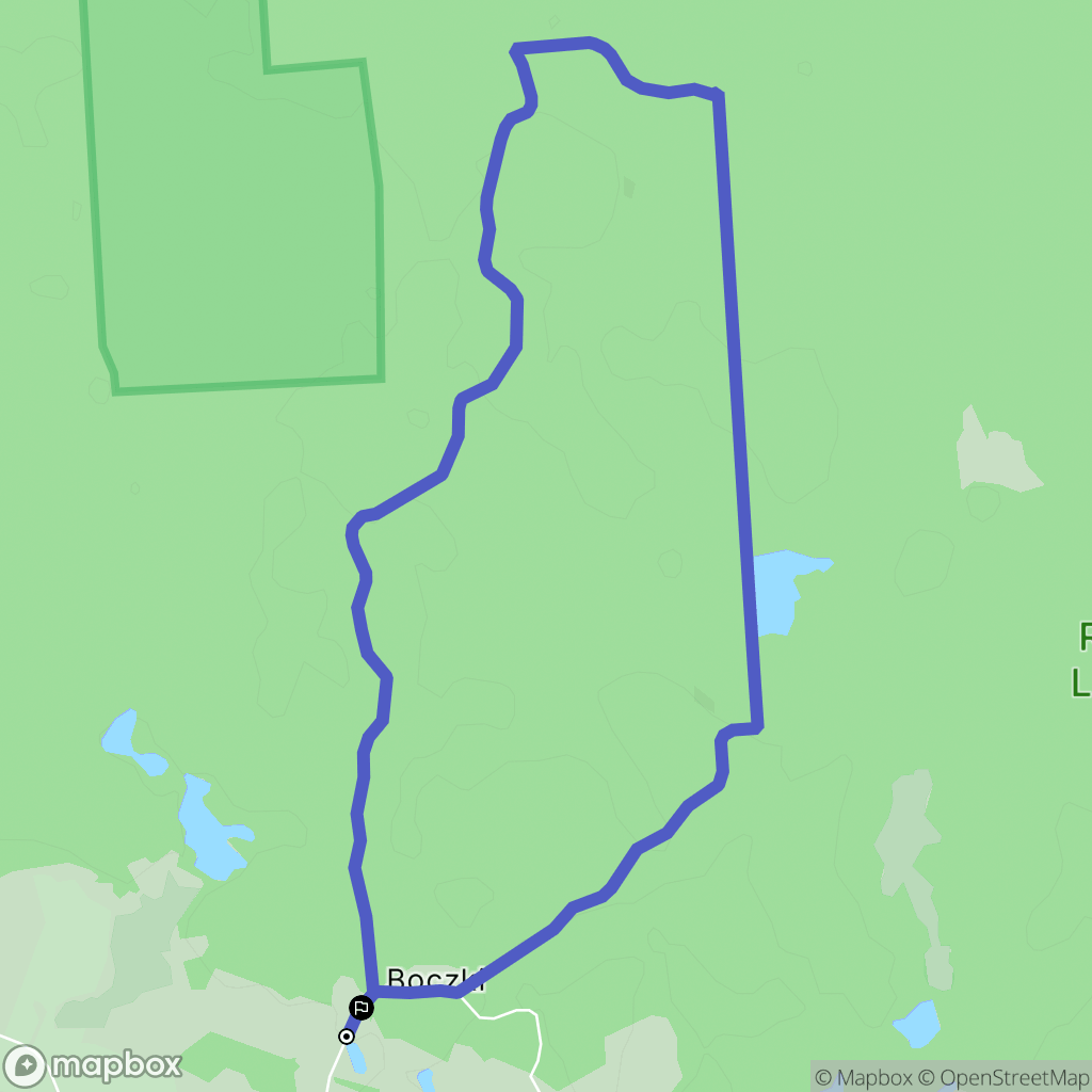 Boczki: mapa trasy - Poland