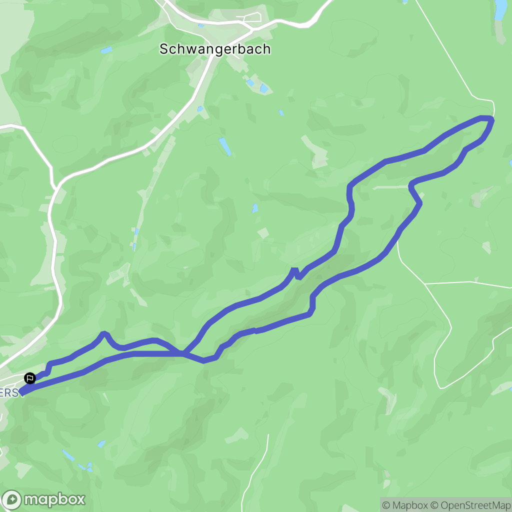 Lemberg : carte du parcours de randonnée - France