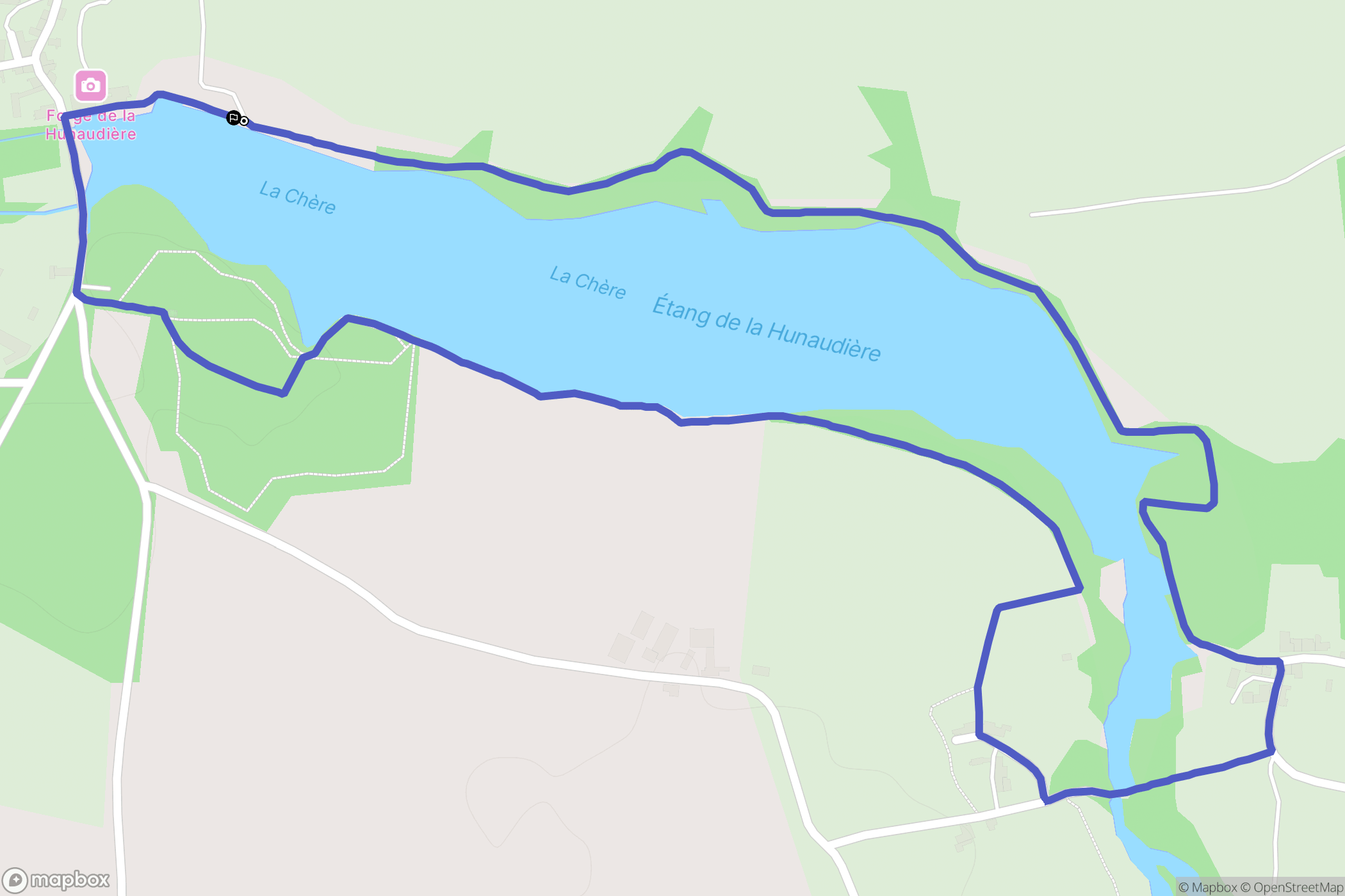 Sion-les-Mines : carte du parcours de randonnée - France