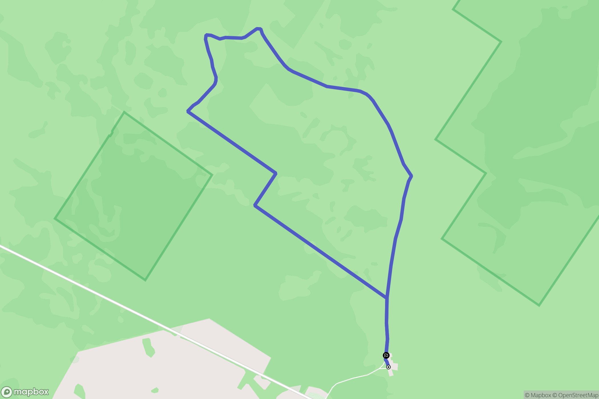 Wilkownia: mapa trasy - Poland