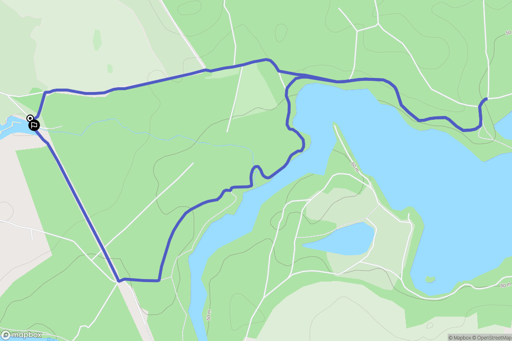 Bielkowo: mapa trasy - Poland