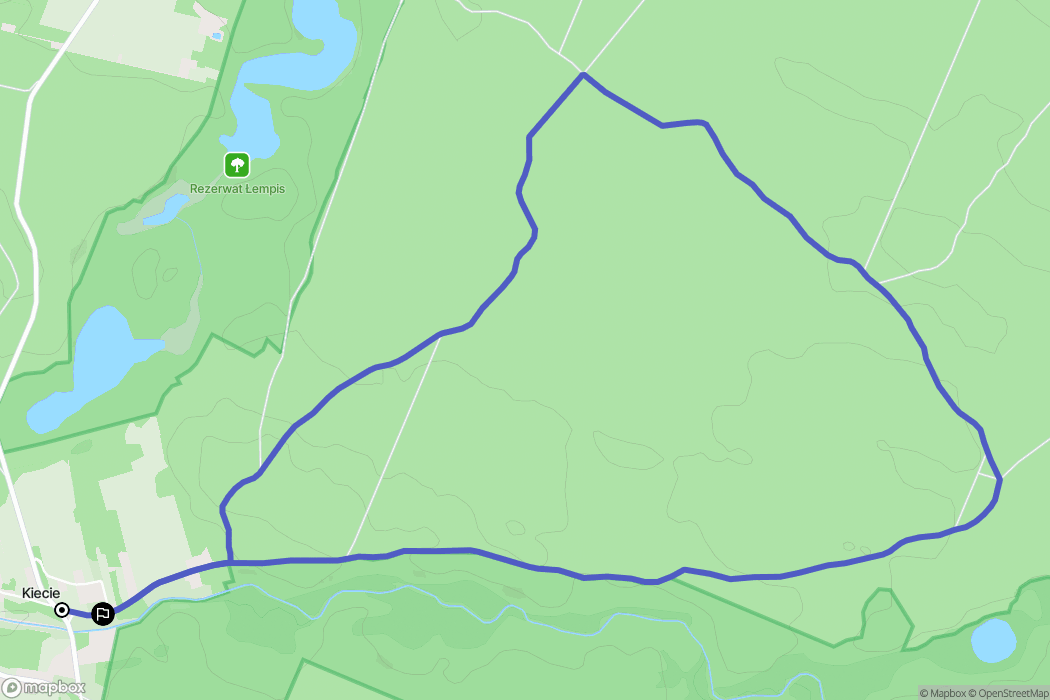 Zelwa: mapa trasy - Poland