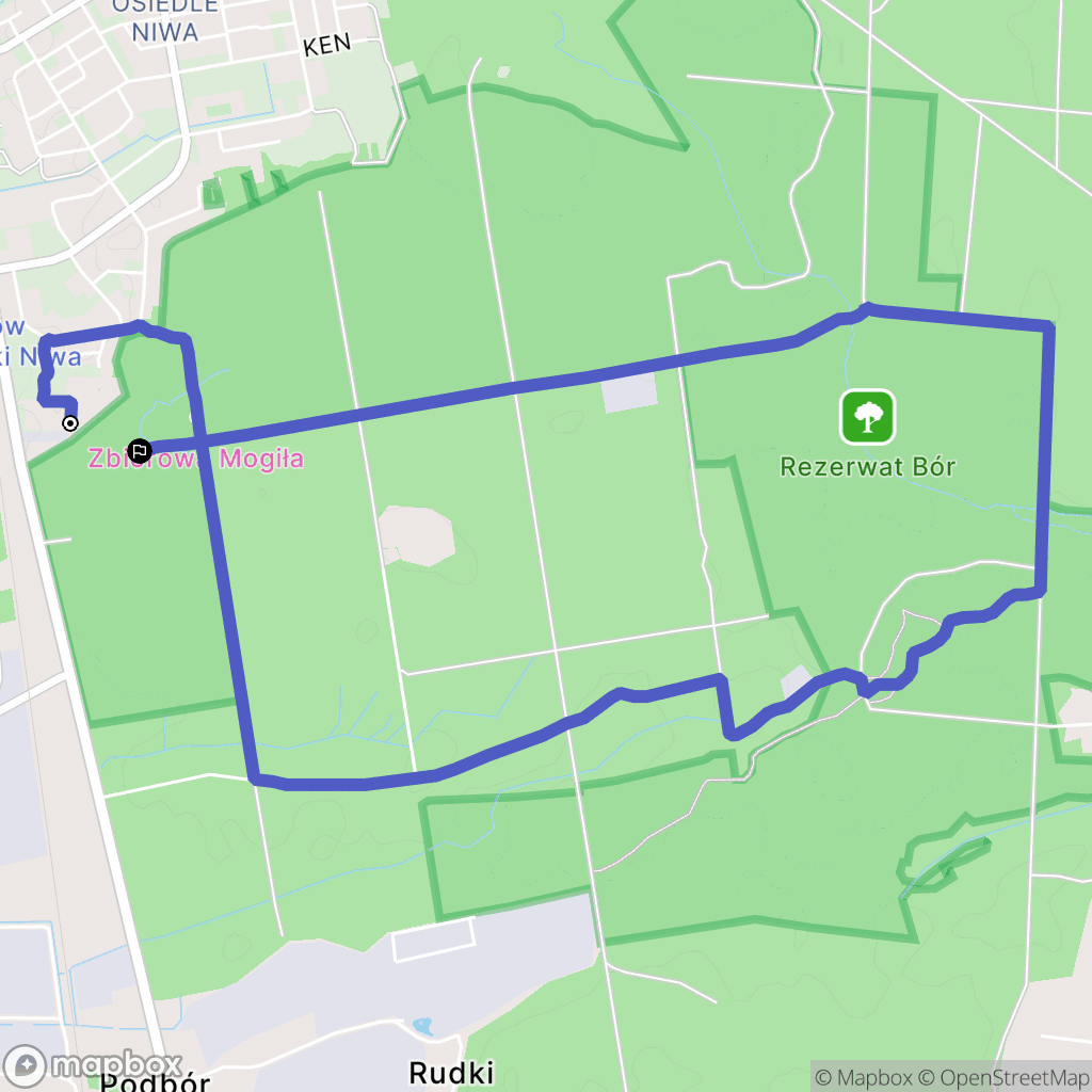 Głogów Małopolski: mapa trasy - Poland