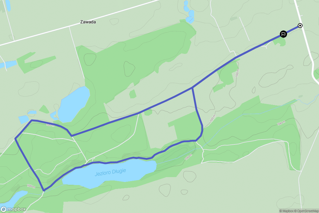 Kurnatowice: mapa trasy - Poland