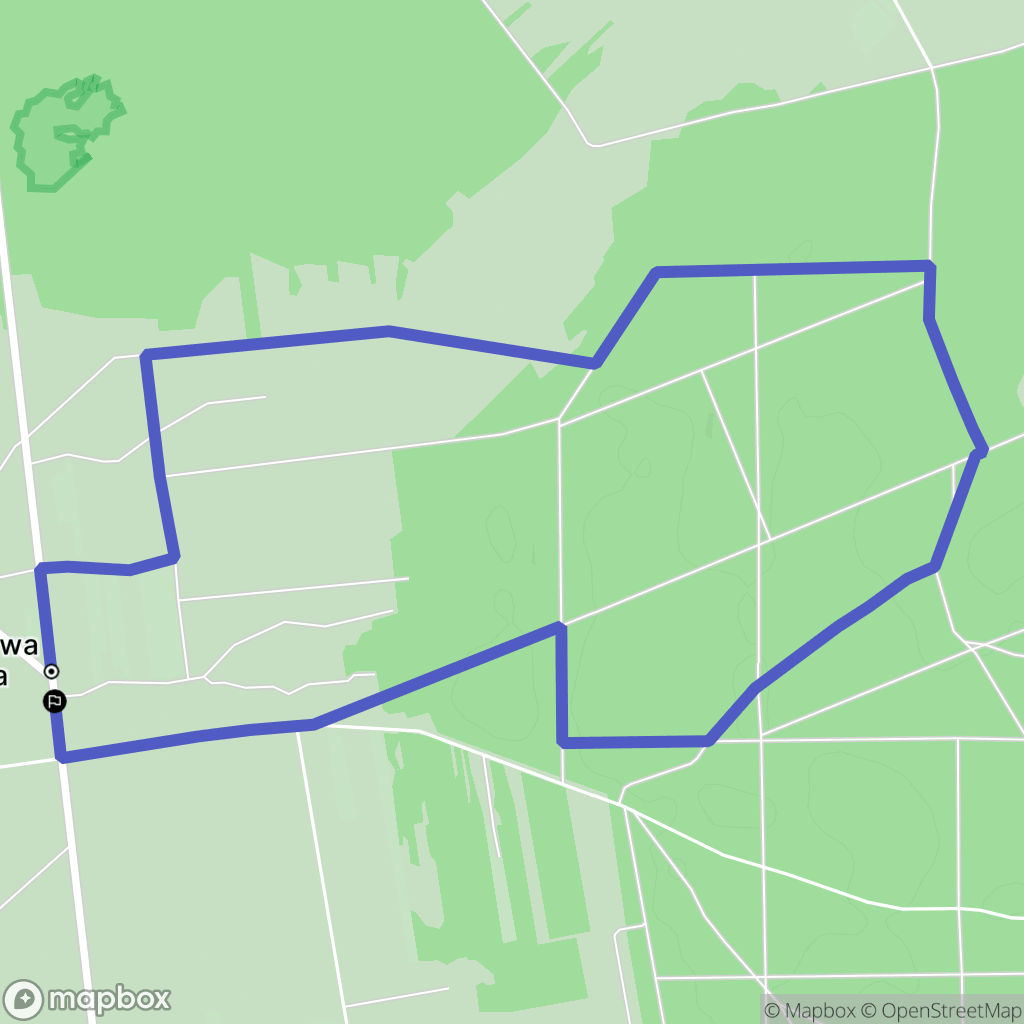 Mrozowa Wola: mapa trasy - Poland