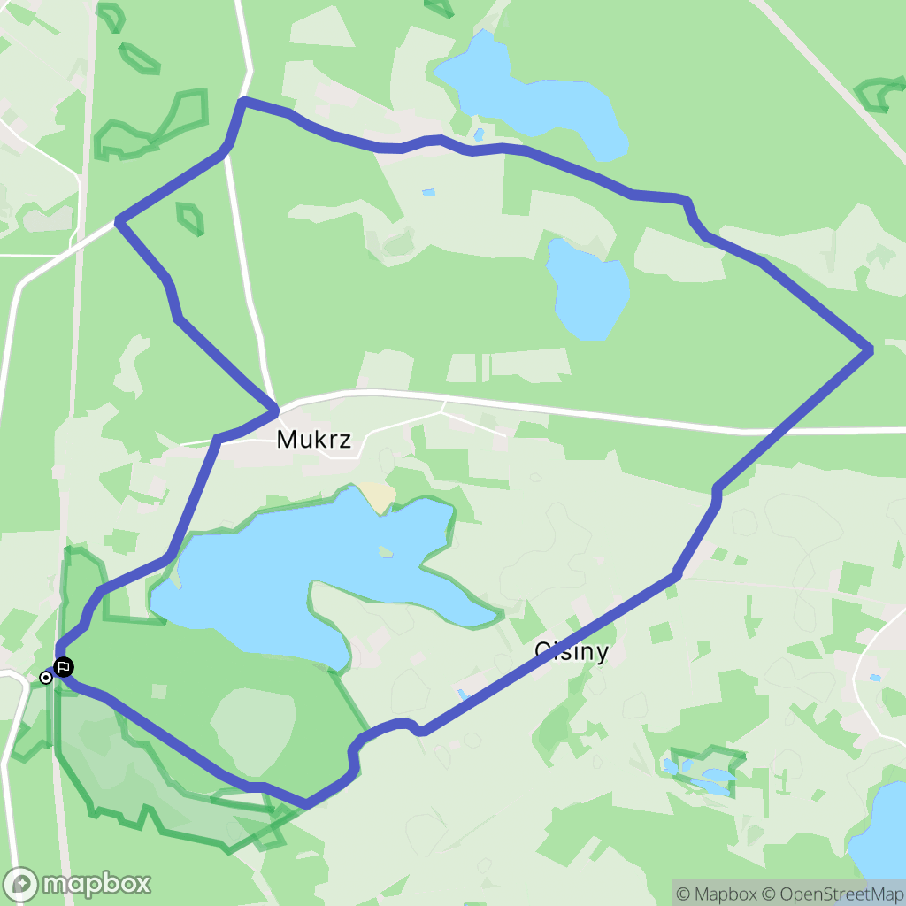 Wierzchlas: mapa trasy - Poland