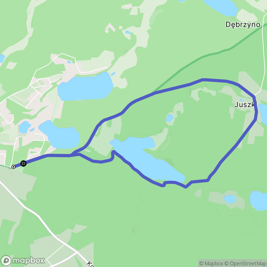 Wąglikowice: mapa trasy - Poland