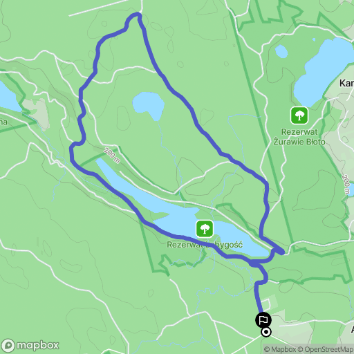 Mirachowo: mapa trasy - Poland