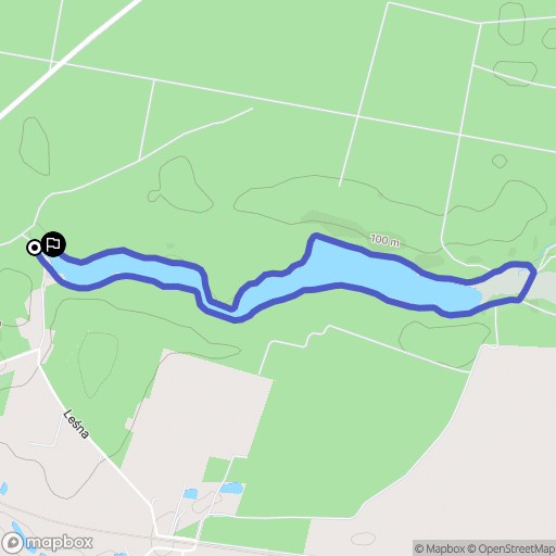 Kaczory: mapa trasy - Poland