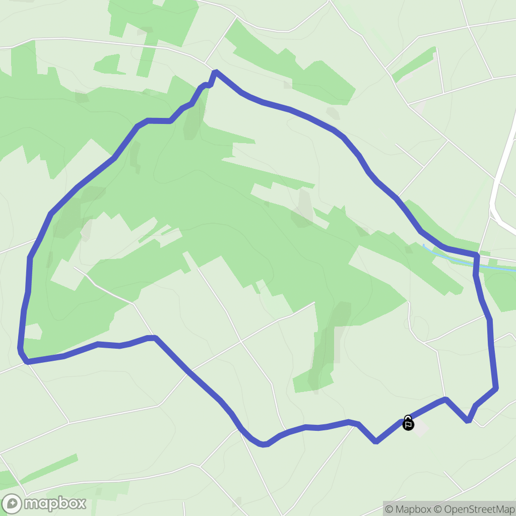 Nordheim : carte du parcours de randonnée - France