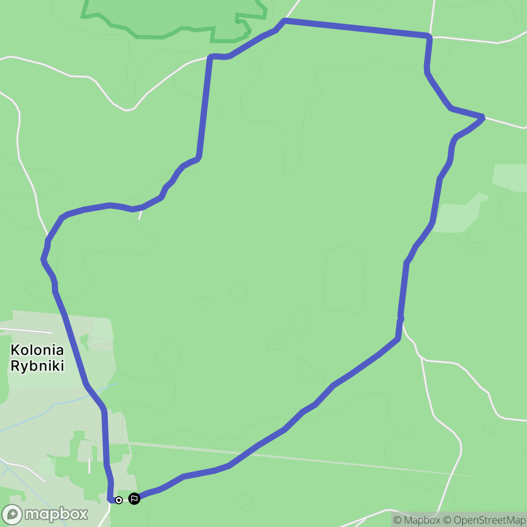 Rybniki: mapa trasy - Poland